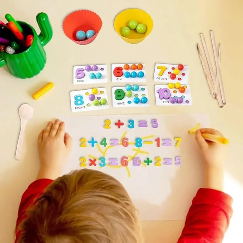 JUEGO DE MATEMATICAS MONTESSORI NIÑOS