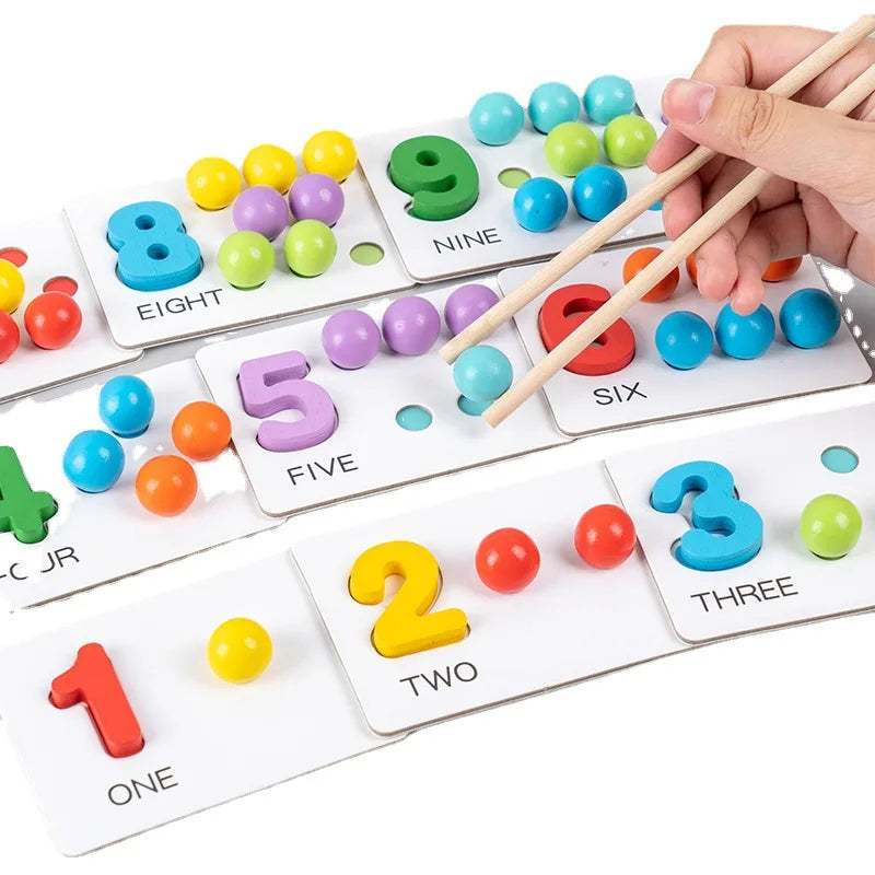 JUEGO DE MATEMATICAS MONTESSORI NIÑOS
