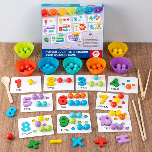 JUEGO DE MATEMATICAS MONTESSORI  NIÑOS