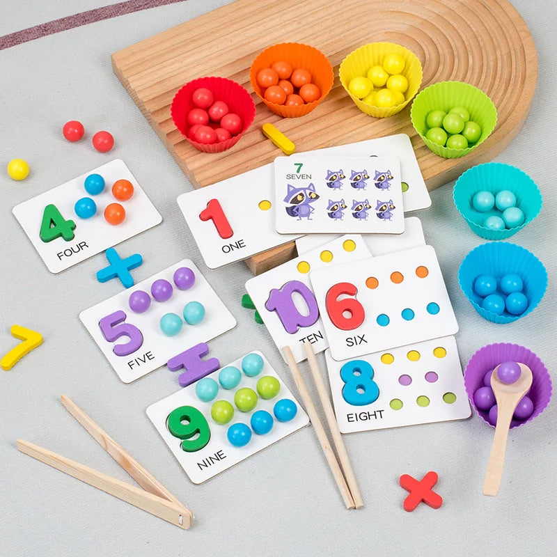 JUEGO DE MATEMATICAS MONTESSORI  NIÑOS